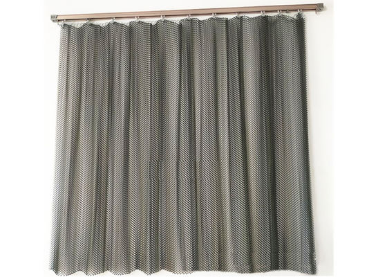 Chain Link Metal Mesh Curtain Dengan Warna Yang Indah Sebagai Draper Untuk Dekorasi Hotel
